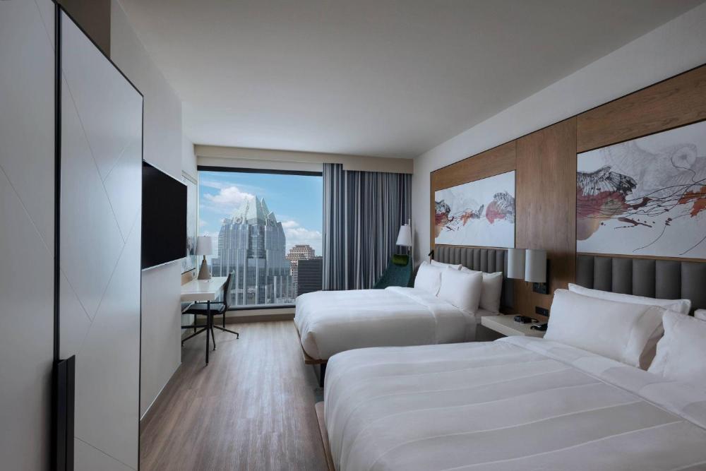 Skyline Room 2 Queen Beds, Guest room, 2 Queen, Skyline view interior
